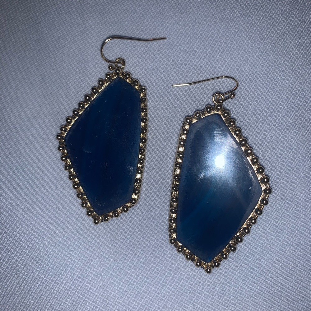 Kendra Scott Dark Blue Earrings